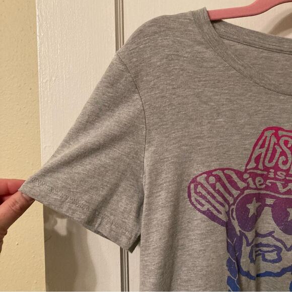 Bella Willie Nelson gray multicolor graphic tee hippie band tee t-shirt size 2XL - Picture 5 of 5